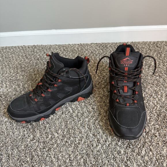 Skechers Outdoor Pine Trail Gotera Hiking Boots Men\'s 12 Black Leather/Textile main image 3